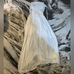 Flowy white beach style dress